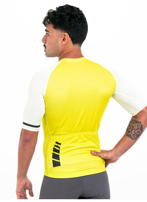 Camisa de Ciclismo Barbedo Race Breezy Amarela