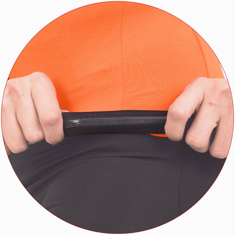 01 camisa de ciclismo feminina barbedo trabzon laranja