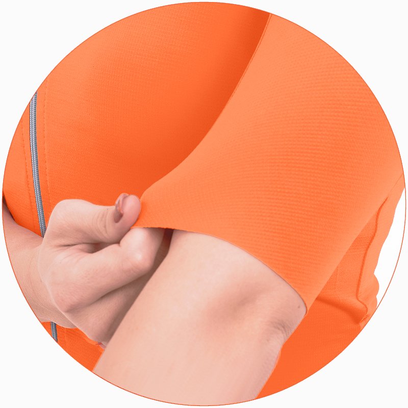 03 camisa de ciclismo feminina barbedo trabzon laranja