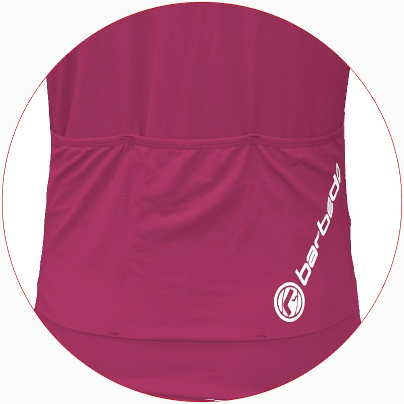 02 camisa de ciclismo feminina barbedo trabzon fucsia