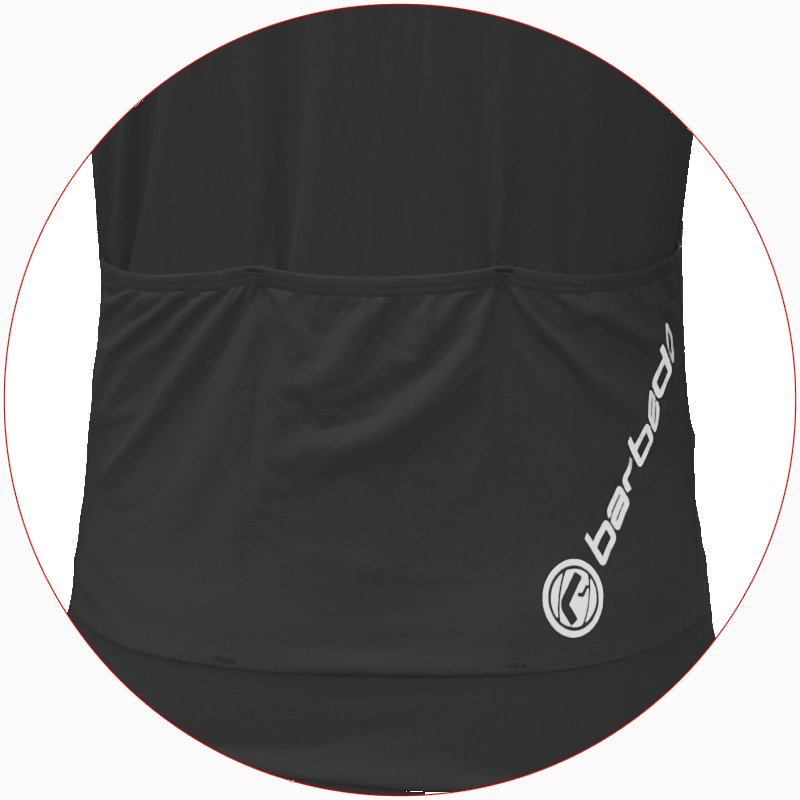 02 camisa de ciclismo feminina barbedo trabzon preta