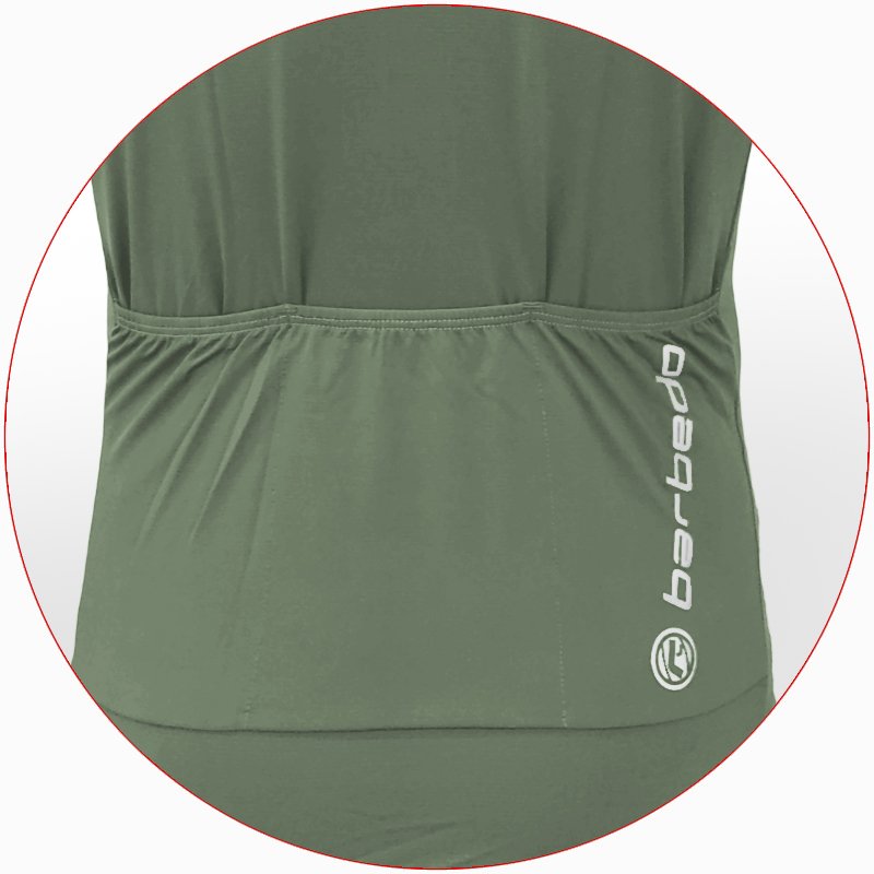 07 camisa de ciclismo feminina barbedo trabzon verde militar